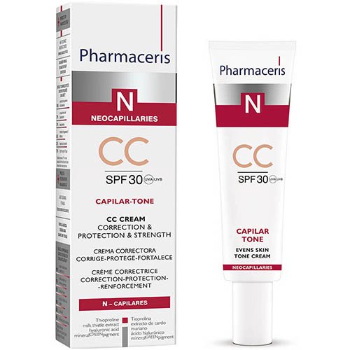 CC kremas PHARMACERIS N CAPILAR TONE,SPF30, 40ml | Mano Vaistinė