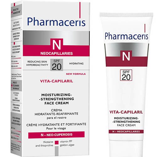 Kremas PHARMACERIS N VITA CAPILARIL,SPF20, 50ml | Mano Vaistinė