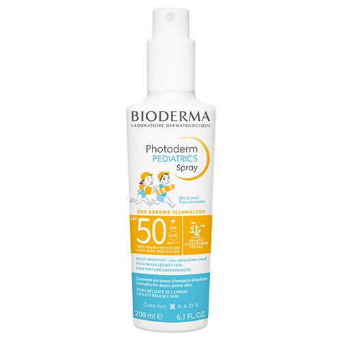 Apsauginis purškalas nuo saulės vaikams BIODERMA PHOTODERM PEDIATRICS Spray SPF50+ 200ml | Mano Vaistinė