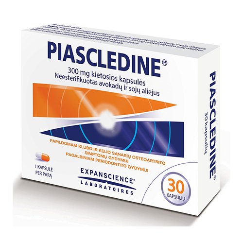 Priešreumatiniai vaistai Piascledine kapsulės N30 | Mano Vaistinė