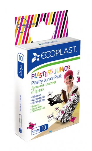 Pleistrai Nordeplast EcoPlast "Piratas" vaikams N10 | Mano Vaistinė