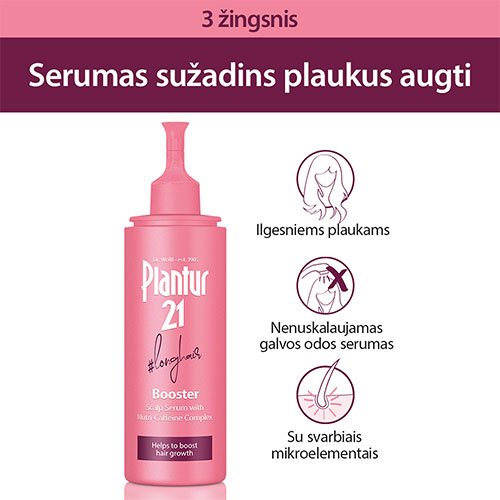 PLANTUR 21  galvos odos serumas LONG HAIR, 125ml | Mano Vaistinė