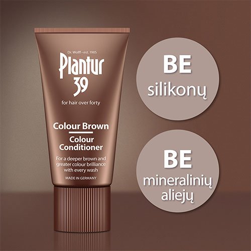 „Plantur 39 Color Broun Color“ kondicionierius, 150 ml | Mano Vaistinė