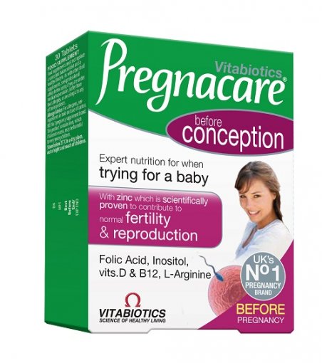 Maisto papildas moterims PREGNACARE Conception, 30 tablečių | Mano Vaistinė