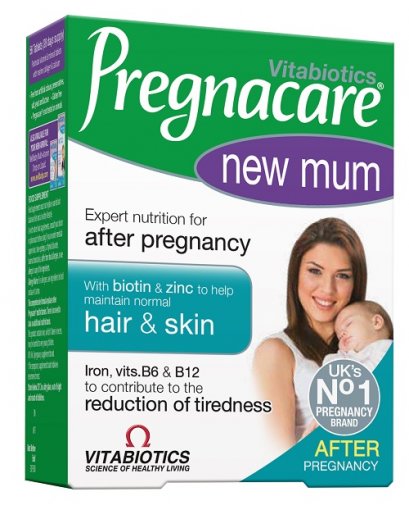 Supplements for hair, skin and nails Pregnacare New Mum Tablets, N56 | Mano Vaistinė