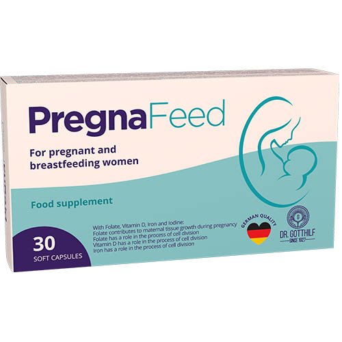 PregnaFeed maisto papildas kapsulės N30 | Mano Vaistinė
