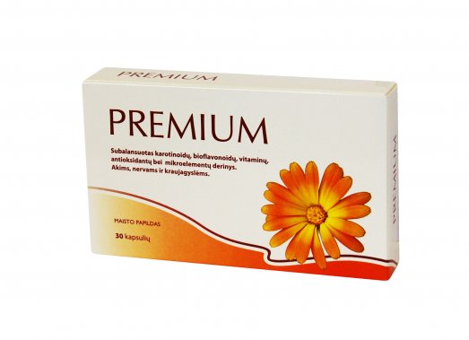 Vitaminai ir mineralai Premium kapsulės, N30 | Mano Vaistinė