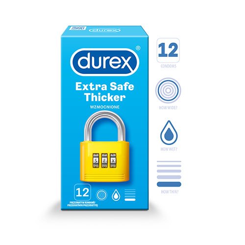 Prezervatyvai Prezervatyvai DUREX Extra Safe, N12 | Mano Vaistinė