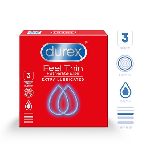 Prezervatyvai Prezervatyvai DUREX Fetherlite Elite N3 | Mano Vaistinė