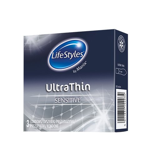 Prezervatyvai LIFESTYLES Ultra Thin N3 | Mano Vaistinė