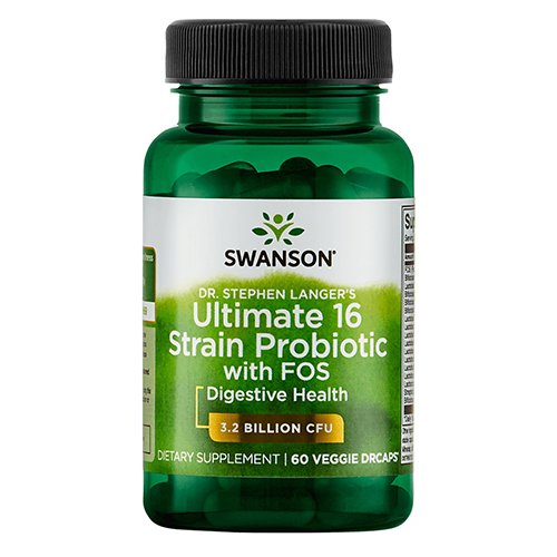 Gerosios žarnyno bakterijos, probiotikai maisto papildai Swanson Pieno rūgšties bakterijos (Probiotikai-16) N60 | Mano Vaistinė