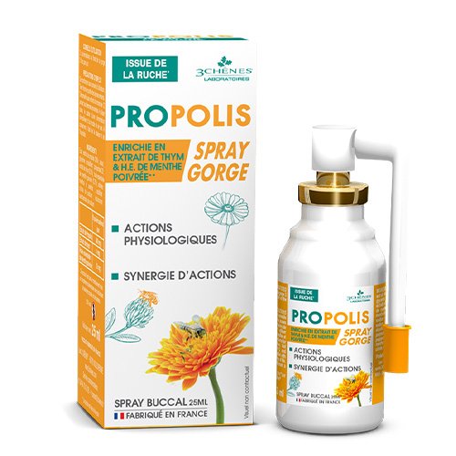 Bičių produktas, propolis 3C PHARMA PROPOLIS purškalas gerklei 25ml | Mano Vaistinė