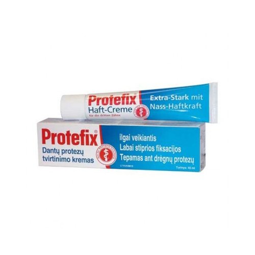 A tool for dentures Protefix Denture Fixing Cream, 40 ml | Mano Vaistinė