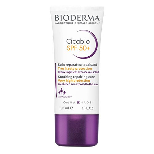 Regeneruojamasis kremas su apsauga nuo saulės BIODERMA CICABIO SPF50+, 30 ml | Mano Vaistinė