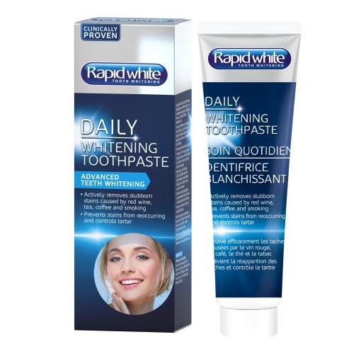 Toothpaste Rapid White Daily Whitening Toothpaste, 100 ml | Mano Vaistinė