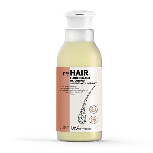 ReHAIR šampūnas su Biotinu, 250 ml | Mano Vaistinė