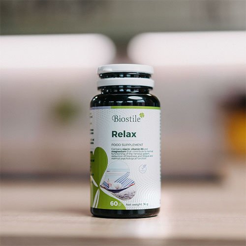 Biostile Relax kapsulės N60 | Mano Vaistinė