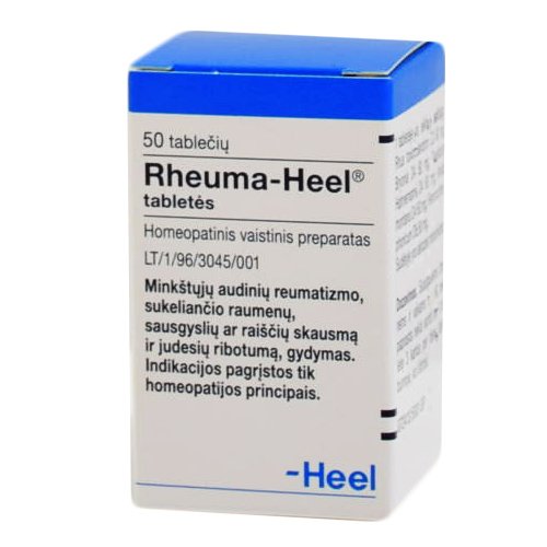 Homeopatinis vaistas Rheuma-Heel tabletės, N50 | Mano Vaistinė