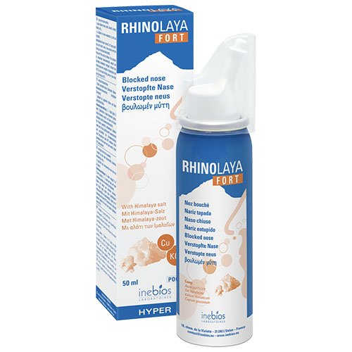 Rhinolaya Fort Himalajų druskos nosies purškalas 50ml | Mano Vaistinė