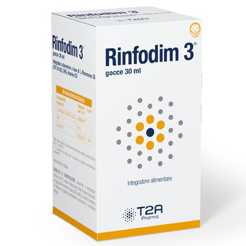 Maisto papildas su vitaminu Rinfodim 3, 30ml | Mano Vaistinė