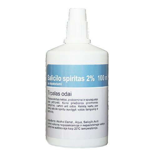 Dezinfekcinė priemonė Salicilo 2 % spiritas, 100 ml | Mano Vaistinė
