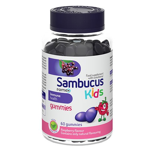 Sambucus Kids guminukai N60 | Mano Vaistinė
