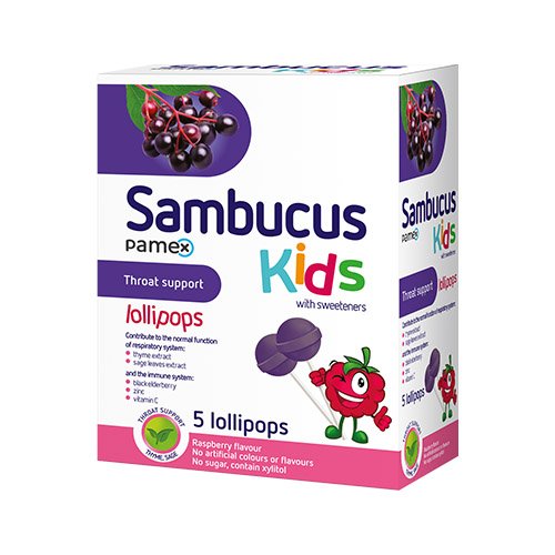Sambucus Kids ledinukai N5 | Mano Vaistinė