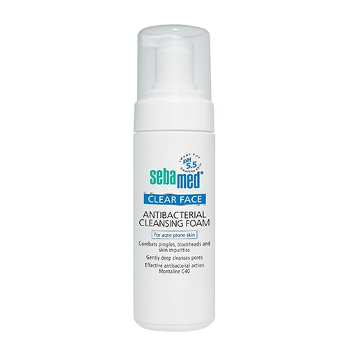 Sebamed antibakterinės veido valomosios putos, 150 ml