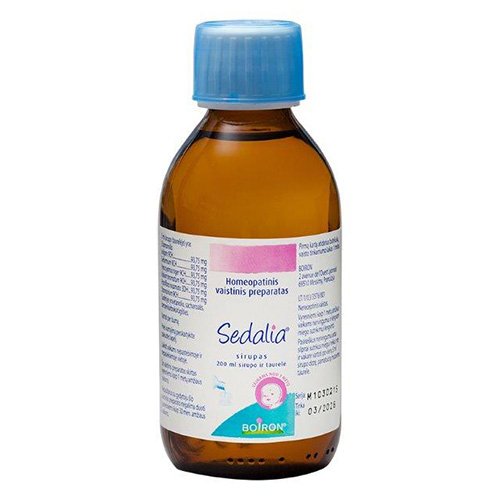 Homeopatinis vaistas Sedalia sirupas, 200 ml | Mano Vaistinė