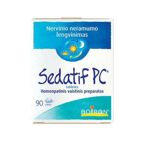Homeopatinis vaistas nervų sistemai Sedatif PC tabletės N90 | Mano Vaistinė