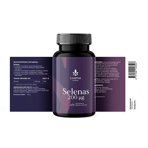 Selenas 200 mcg tabletės N90 | Mano Vaistinė