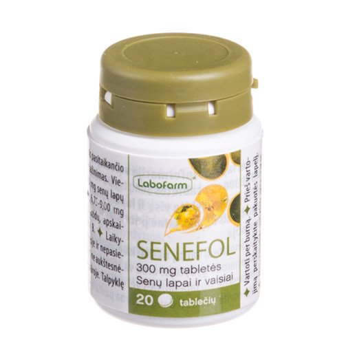 Senefol 300mg tabletės N20 | Mano Vaistinė