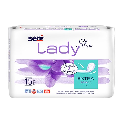 Įklotai SENI LADY SLIM EXTRA, 15 vnt. | Mano Vaistinė