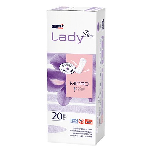 Įklotai SENI LADY SLIM MICRO, 20 vnt. | Mano Vaistinė