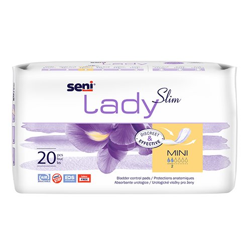 Įklotai SENI LADY SLIM MINI, 20 vnt. | Mano Vaistinė