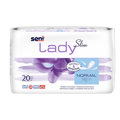 Įklotai SENI LADY SLIM NORMAL, 20 vnt. | Mano Vaistinė