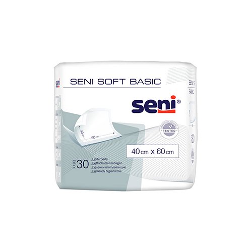 Higieniniai paklotai Seni Soft Basic paklotai 40x60cm N30 | Mano Vaistinė