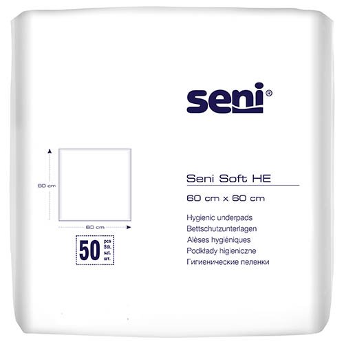 SENI Soft HE 60cm x 60cm N50 | Mano Vaistinė