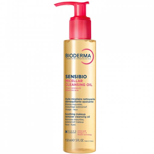 Aliejinis micelinis prausiklis BIODERMA SENSIBIO MICELLAR CLEANSING OIL 150ml | Mano Vaistinė