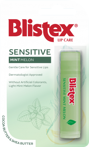 Blistex Sensitive Mint Melon balzamas jautrioms lūpoms 4.25g | Mano Vaistinė