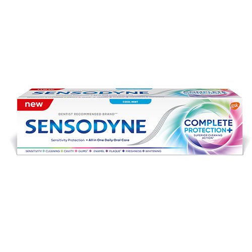 Su 7 privalumais Jautriems dantims SENSODYNE COMPLETE PROTECTION, 75ml | Mano Vaistinė