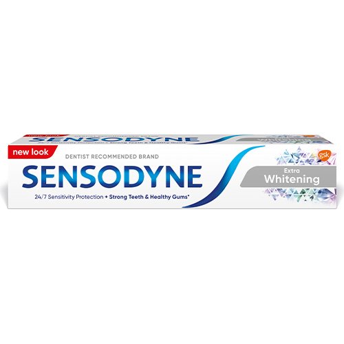 Balinamoji dantų pasta Sensodyne Extra Whitening dantų pasta 75ml  | Mano Vaistinė