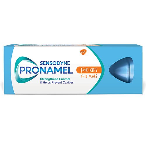 Burnos higienos priemonė, dantų pasta Sensodyne Pronamel Children vaikiška dantų pasta, 50 ml | Mano Vaistinė