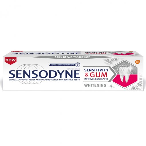 Sensodyne Sensitivity & Gum Whitening dantų pasta 75ml  | Mano Vaistinė