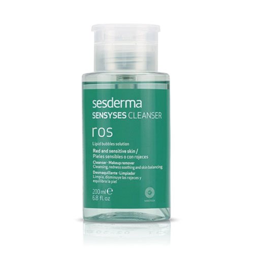 Suvienodina spalvą, reguliuoja odos riebalų išsiskyrimą Liposominis valiklis SESDERMA SENSYSES ROS, 200 ml | Mano Vaistinė