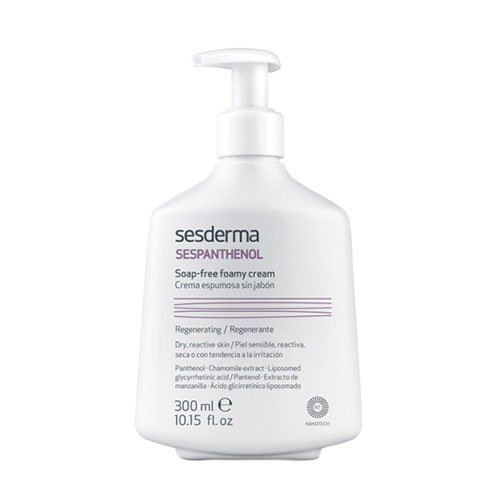 Stimuliuoja natūralius odos regeneracijos procesus Bemuilis putojantis prausiklis SESDERMA SESPANTHENOL, 300 ml | Mano Vaistinė