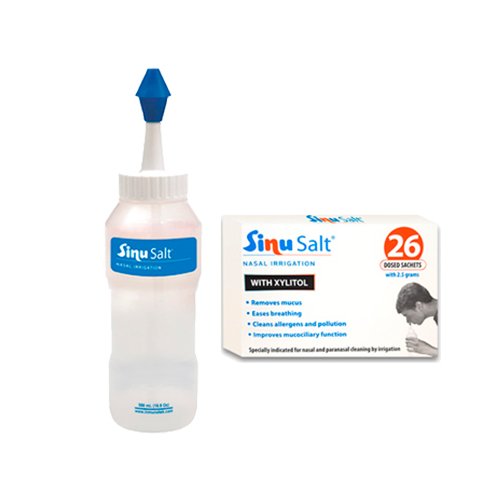 Medicinos prekės SinuSalt nosies plovimo prietaisas, 250ml (rinkinys) | Mano Vaistinė