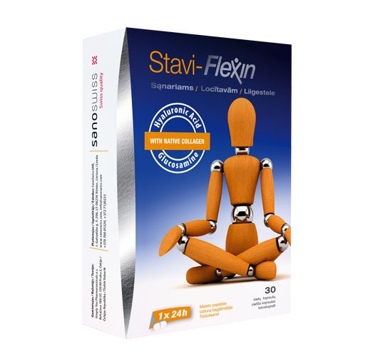 Food supplement for joints Stavi Flexin kapsulės, N30 | Mano Vaistinė