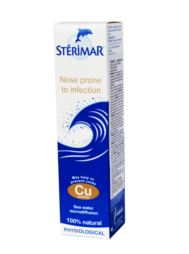 Medicinos priemonė kvėpavimo takams Sterimar Cu aerozolis nosiai, 50 ml | Mano Vaistinė