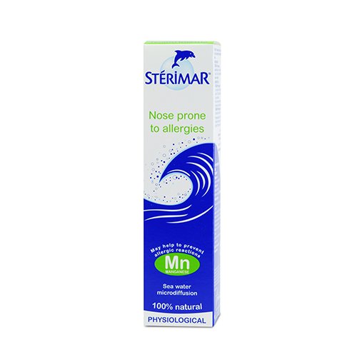 Medicinos priemonė kvėpavimo takams Sterimar-aerozolis nosiai papildytas manganu, 50 ml  | Mano Vaistinė